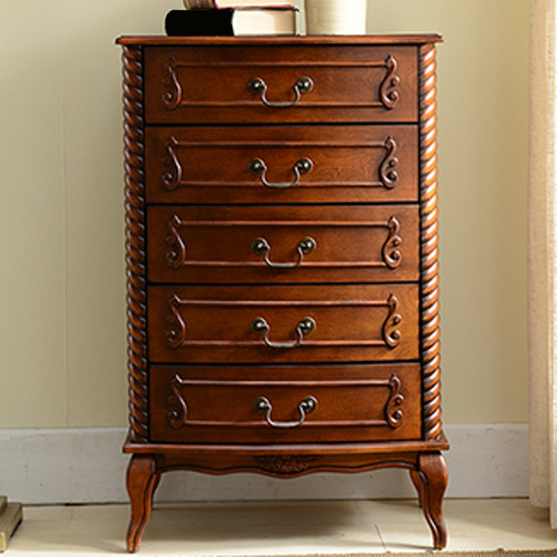 Traditional Dresser Solid Wood Storage Chest with 2/3/5 Drawers