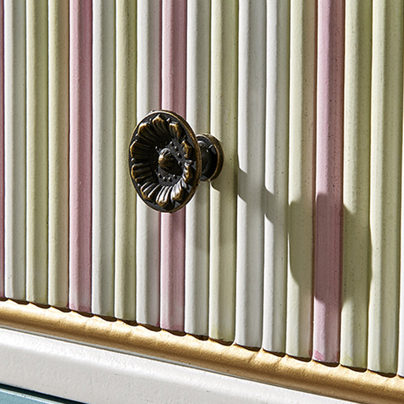 15.6-inch W Dresser Traditional Solid Wood Storage Chest with 9 Drawers