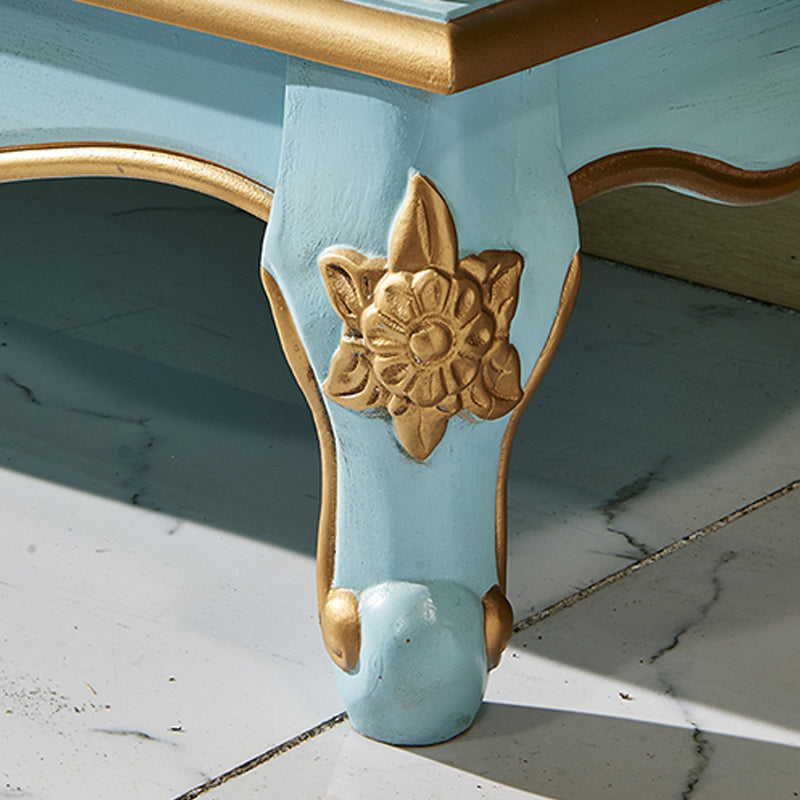 15.6-inch W Dresser Traditional Solid Wood Storage Chest with 9 Drawers