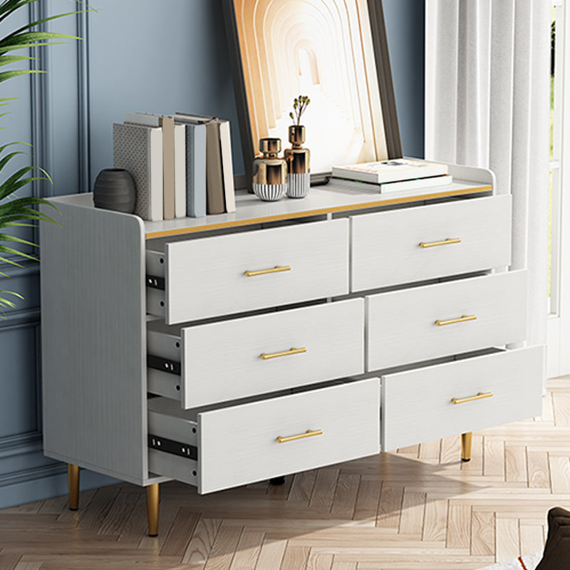 16.5-inch W Storage Chest Modern Storage Chest Dresser with 4/5/6 Drawers