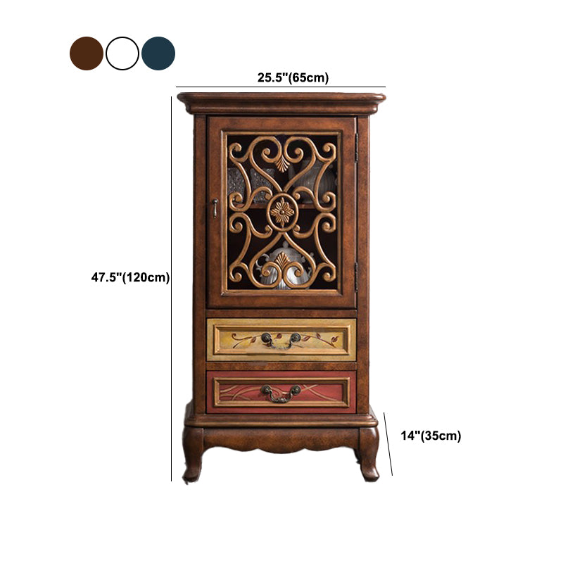 13.65-inch W Dresser Traditional Storage Chest with 2/3 Drawers