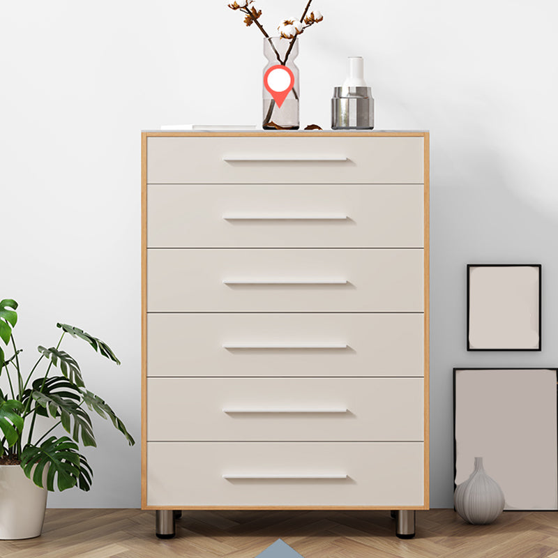 15.6-inch Width Storage Chest Contemporary Dresser with 4/5/6 Drawers