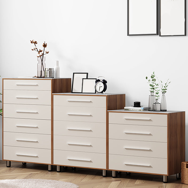 15.6-inch Width Storage Chest Contemporary Dresser with 4/5/6 Drawers
