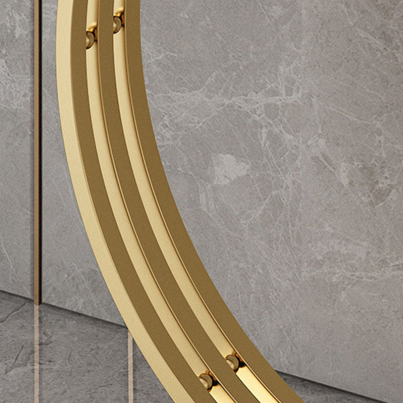 Modern Iron Console Sofa Table Rectangle Marble End Table for Hall