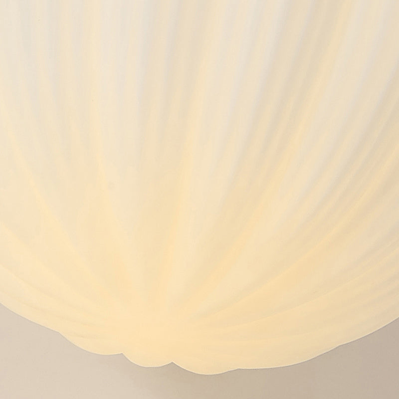 Nordic Style Ceiling Light Dome Shape Ceiling Lamp with Glass Shade for Bedroom