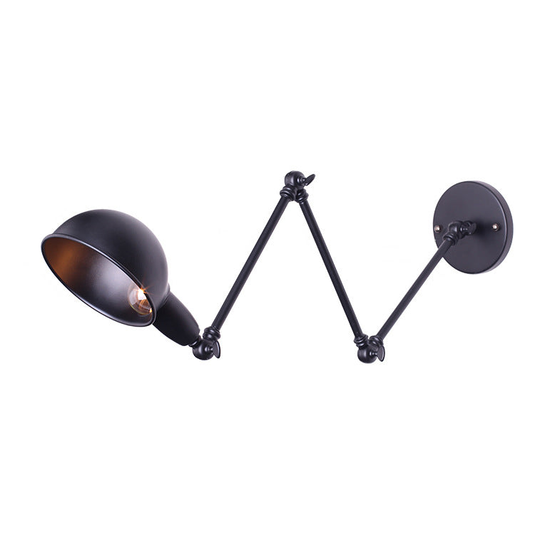 Modern Style Dome Shape Wall Sconce Metal 1 Light Sconces for Living Room
