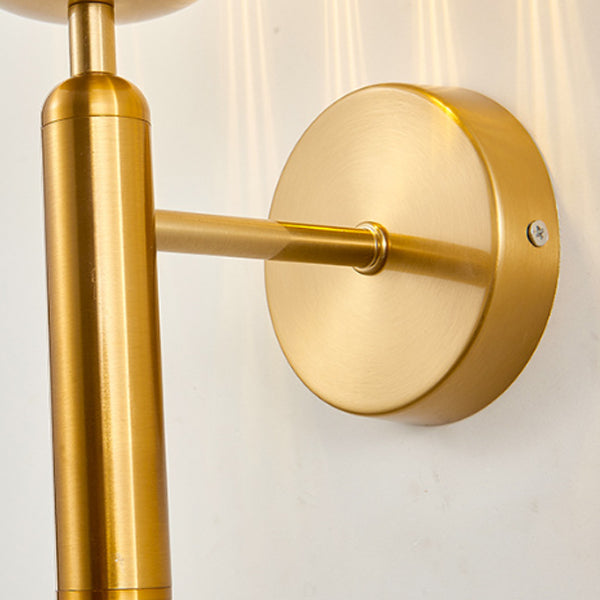 Nordic Vanity Lighting Simple Glass Wall Light Sconce for Bathroom