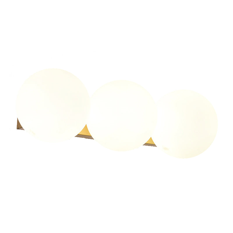 Creative Vanity Lighting Simple Glass Wall Light Sconce for Bathroom