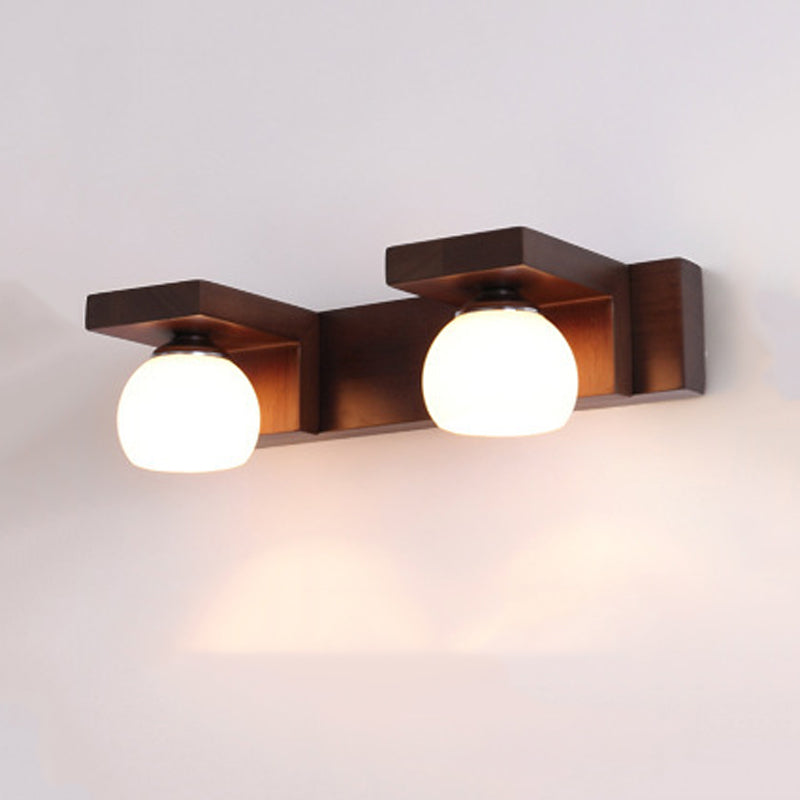 Wooden Vanity Lighting Simple Wall Light Sconce for Bathroom