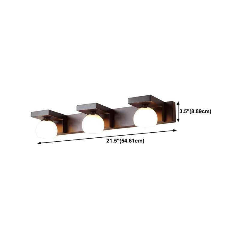 Wooden Vanity Lighting Simple Wall Light Sconce for Bathroom