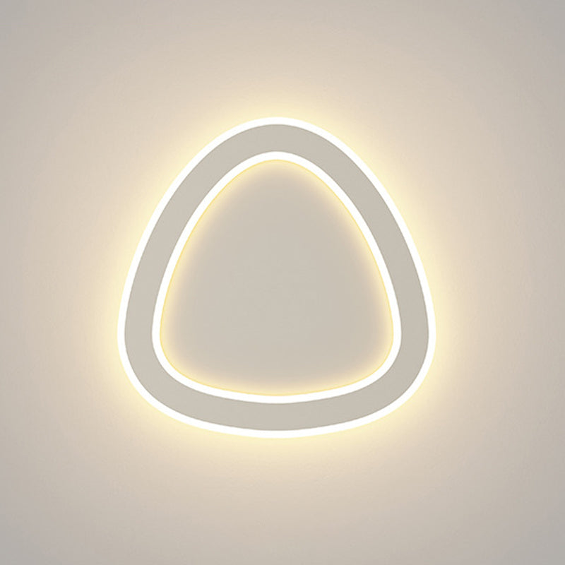LED Wall Lamp 1-Light Simple Wall Mount Lamp with Acrylic Shade for Bedroom