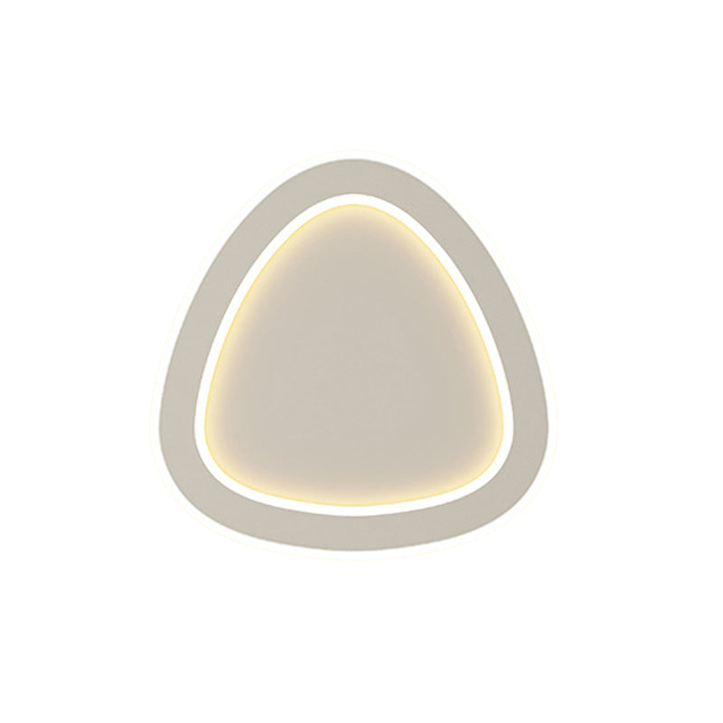 LED Wall Lamp 1-Light Simple Wall Mount Lamp with Acrylic Shade for Bedroom