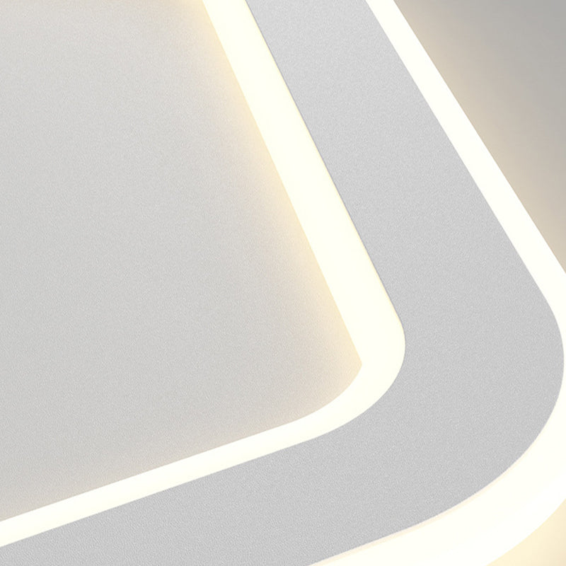 LED Wall Lamp 1-Light Simple Wall Mount Lamp with Acrylic Shade for Bedroom