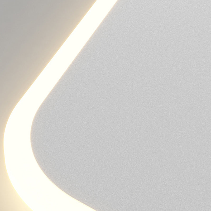 LED Wall Lamp 1-Light Simple Wall Mount Lamp with Acrylic Shade for Bedroom