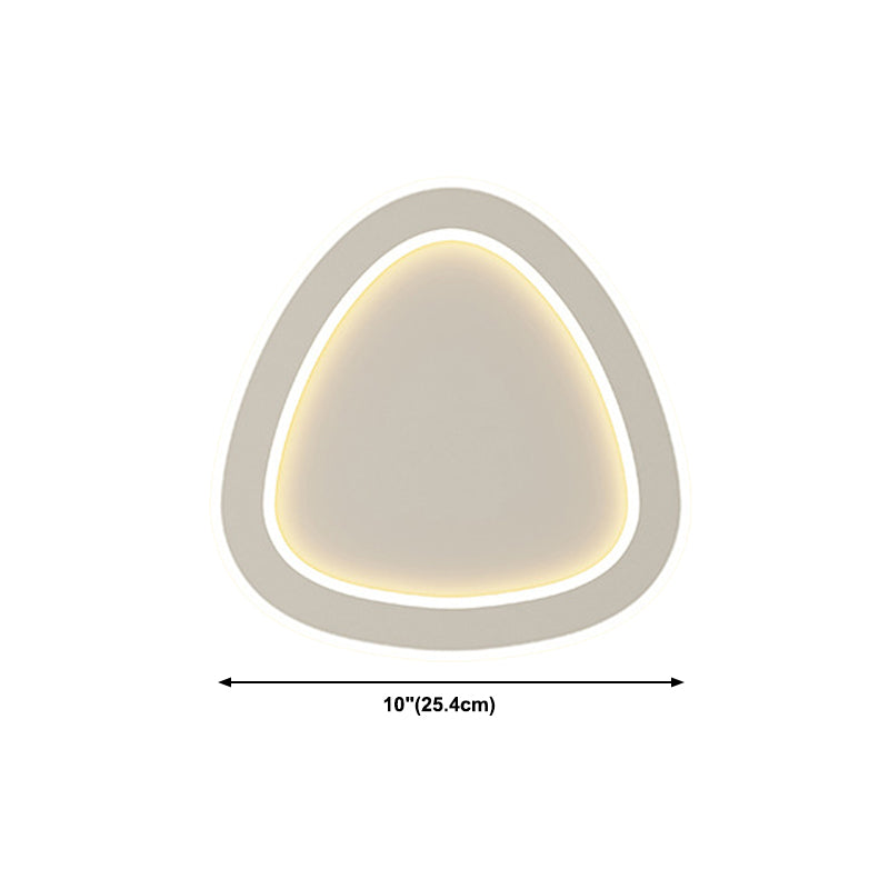 LED Wall Lamp 1-Light Simple Wall Mount Lamp with Acrylic Shade for Bedroom