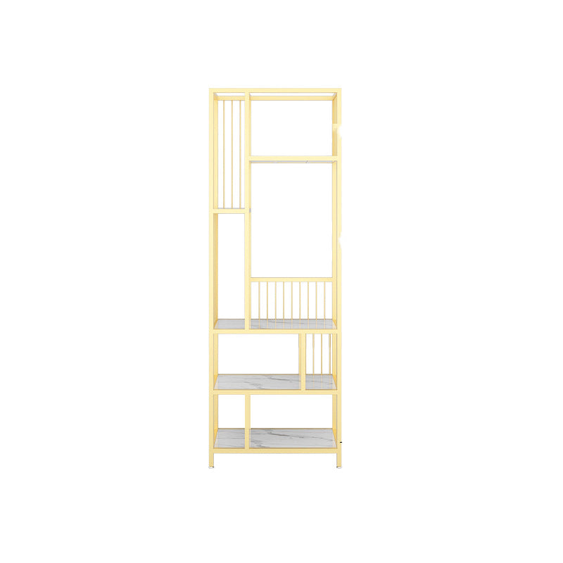 Open Back Shelf Bookcase 5 Levels with Rectangular Shelves Shelf 71" Tall