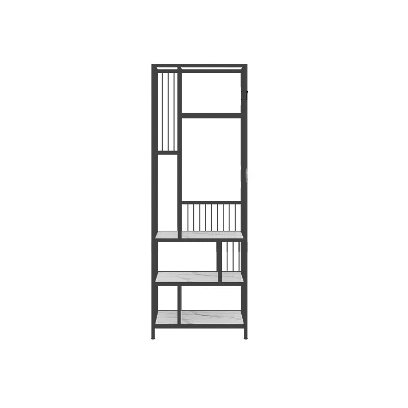 Open Back Shelf Bookcase 5 Levels with Rectangular Shelves Shelf 71" Tall
