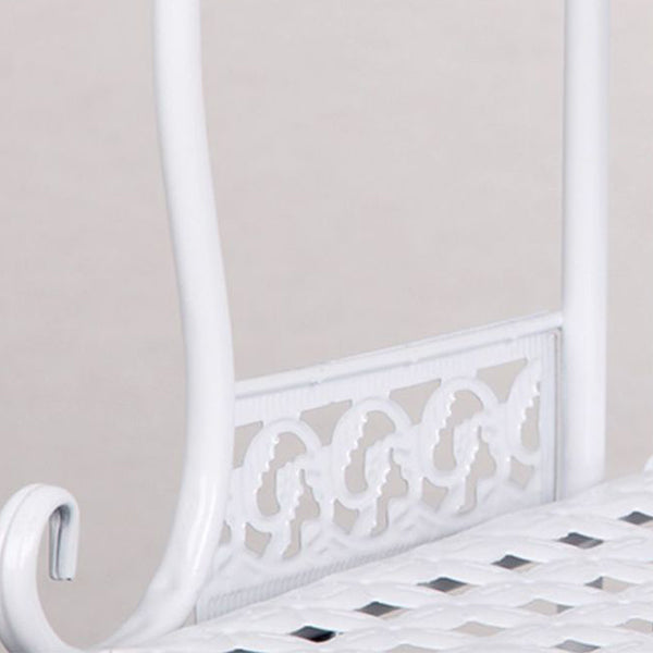 Contemporary Metal Book Shelf Folding Open Back Bookshelf Shelves Included