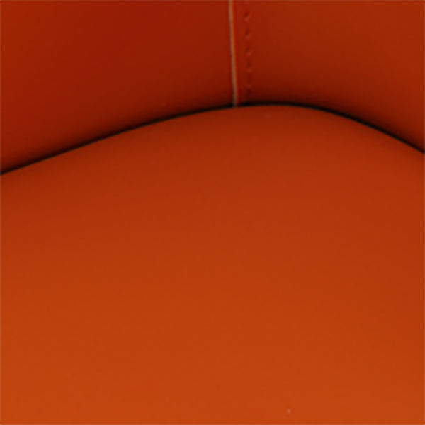 Metal Modern Home Side Chair with Leather Legs Matte Finish Dining Chair for Kitchen