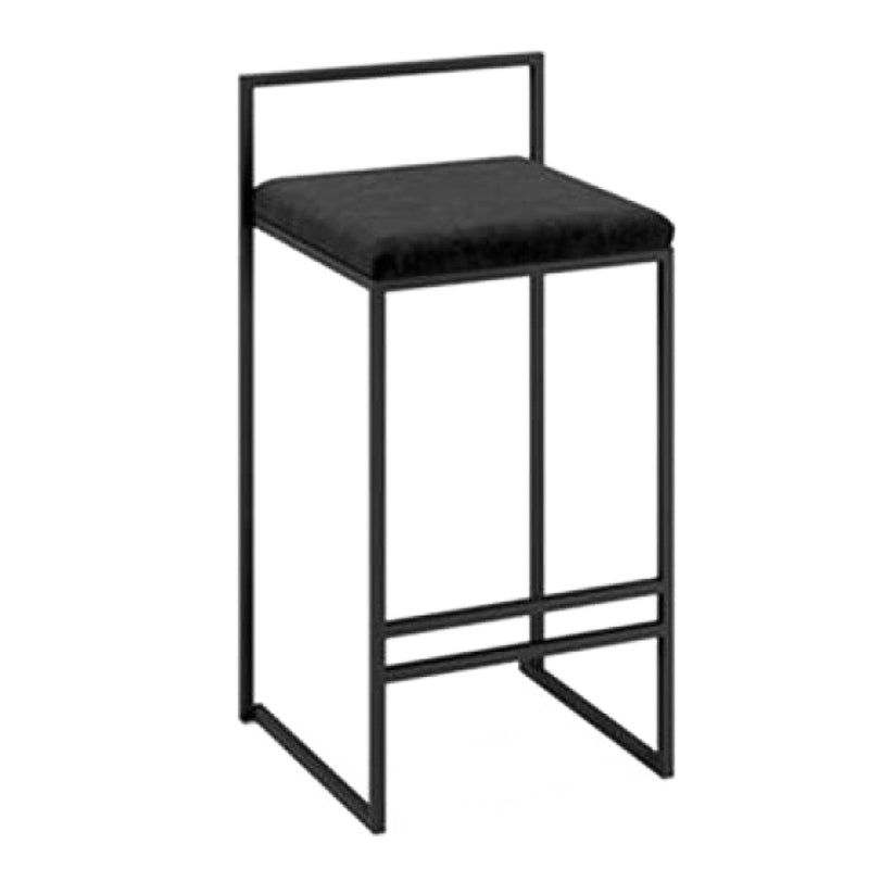 Industrial Metal Black White Barstool Counter Stool Metal Footrest Furniture