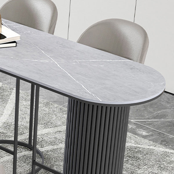 Modern  Bar Table Sintered Stone Dining Table for Kitchen Living Room
