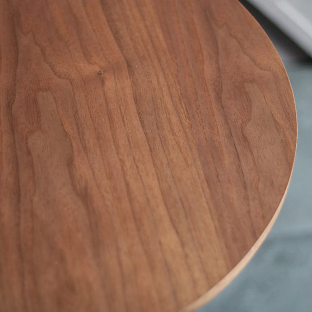 Industrial Solid Wood Bar Table Round Dining Table for Kitchen Living Room