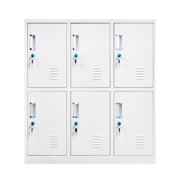 Metal Non-Hanging Armoire Modern Storage Cabinet with Hinged Doors