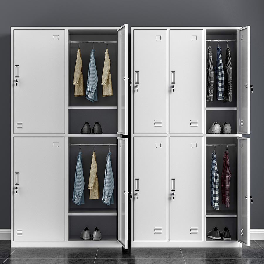 Contemporary Hinged Wardrobe Closet Steel Wardrobe Cabinet for Home