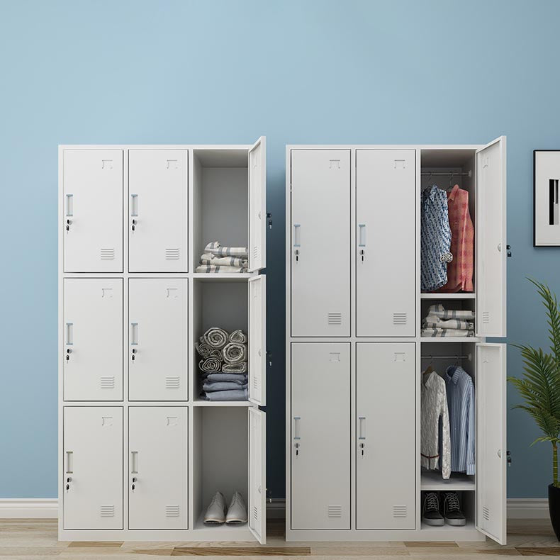 Contemporary Hinged Wardrobe Closet Steel Wardrobe Cabinet for Home