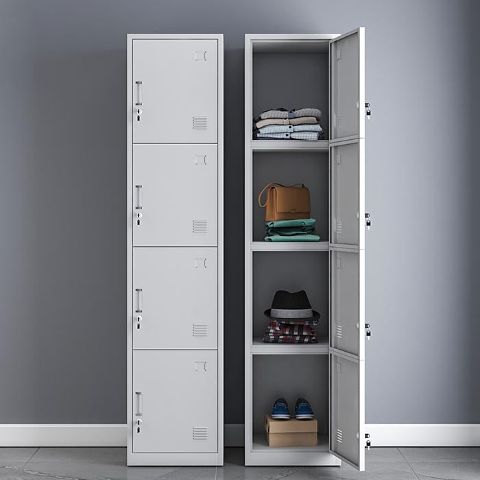 Contemporary Hinged Wardrobe Closet Steel Wardrobe Cabinet for Home