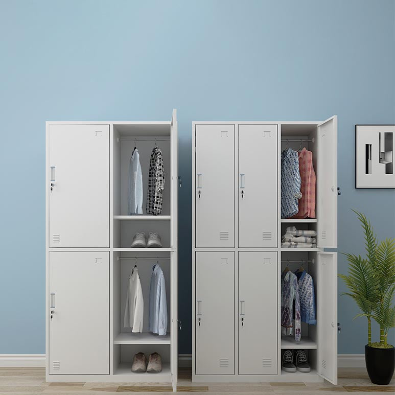 Contemporary Hinged Wardrobe Closet Steel Wardrobe Cabinet for Home