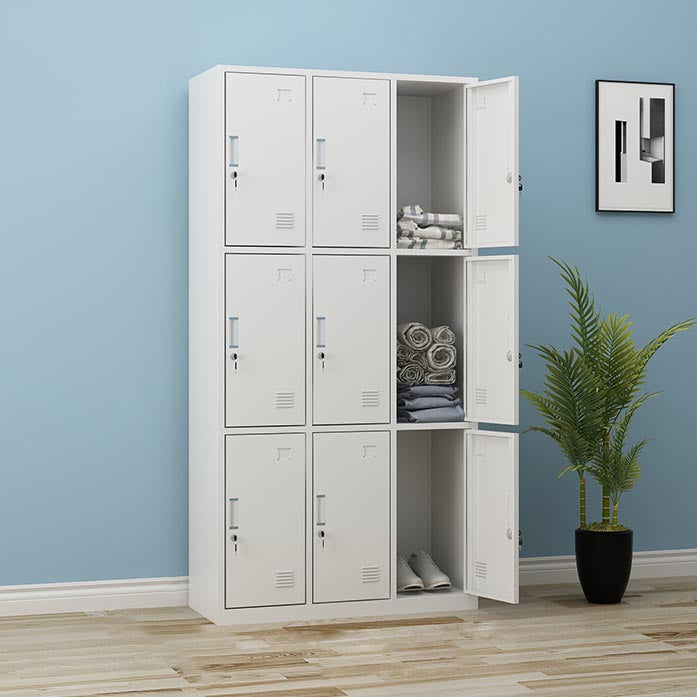 Contemporary Hinged Wardrobe Closet Steel Wardrobe Cabinet for Home
