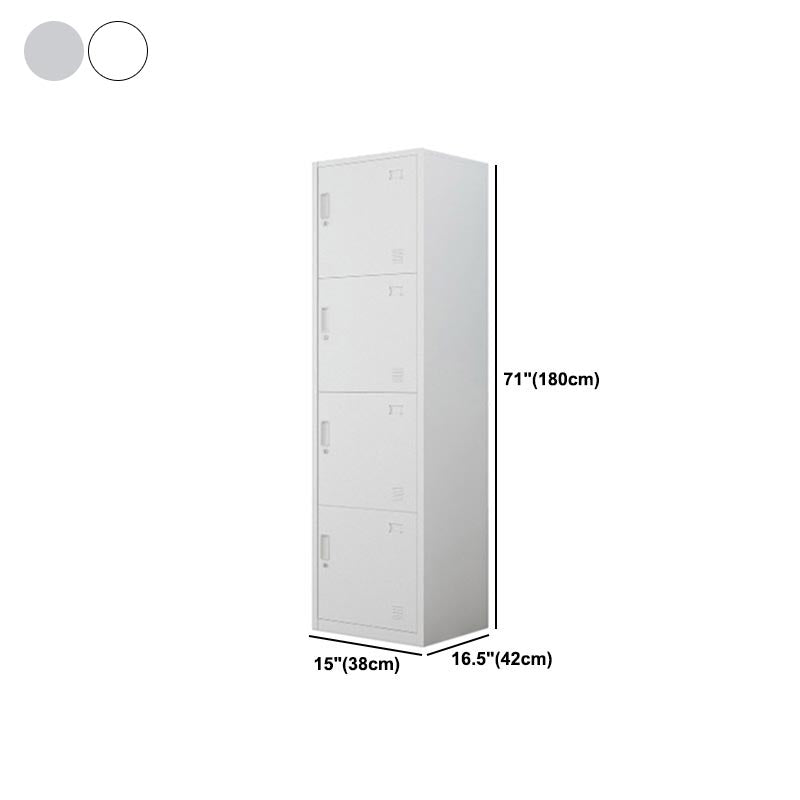 Contemporary Hinged Wardrobe Closet Steel Wardrobe Cabinet for Home