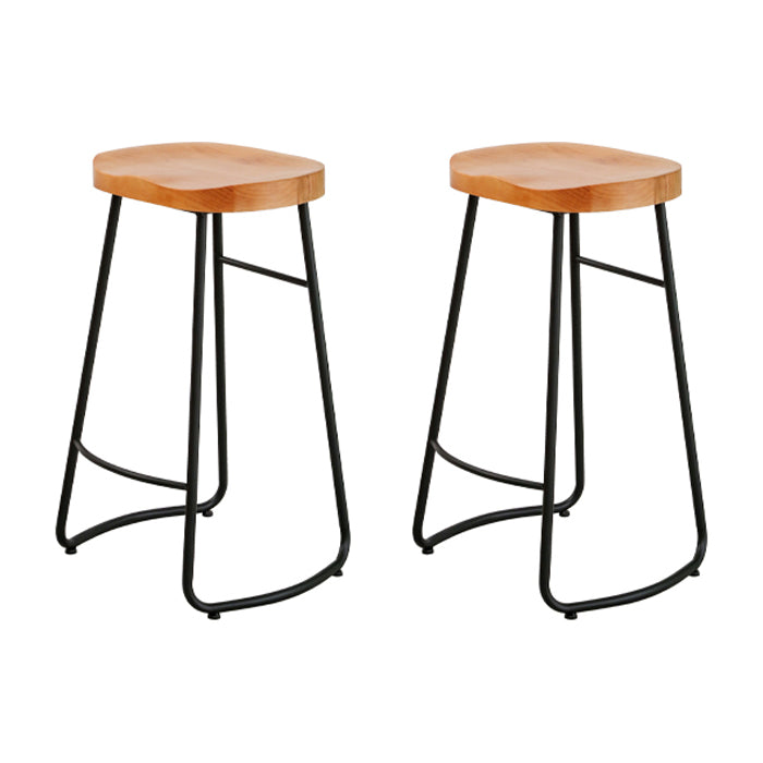 Modern 1/2/5 Pieces Wood Bar Table Set Rectangle Bar Table with High Stools for Kitchen