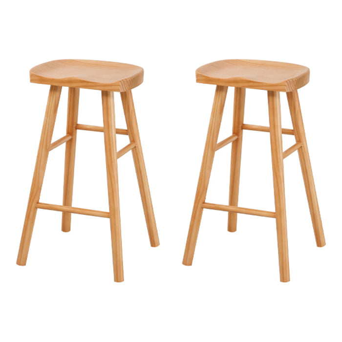 Modern 1/2/5 Pieces Wood Bar Table Set Rectangle Bar Table with High Stools for Kitchen