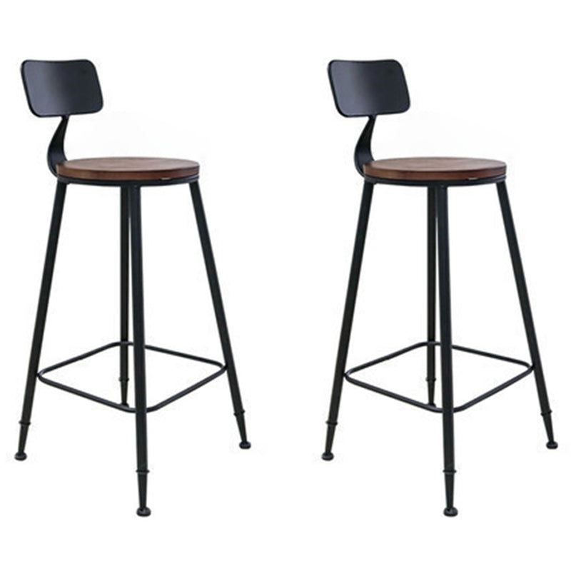 Industrial 1/2/5/6 Pieces Solid Wood Bar Table Set Rectangular Counter Set for Home Use