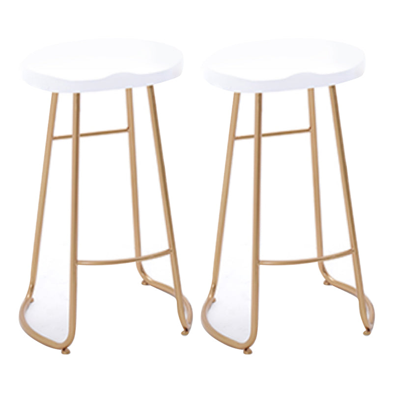 Glam Trestle Bar Table Set 1/2/3 Pieces Rectangle Wood Counter Height Set in White