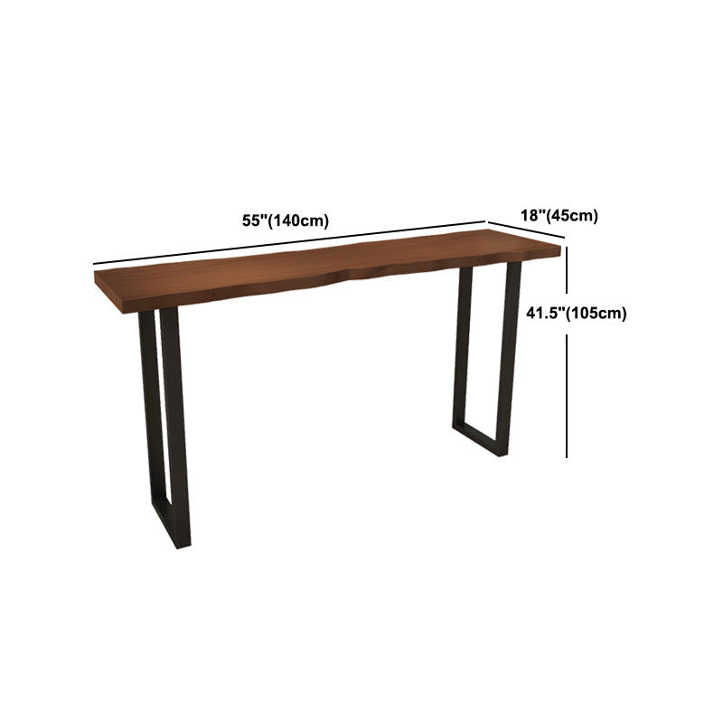 Glam Wood Pub Dining Set 1/2/5/7/9 Pieces Shop Bar Pub Table Set in Brown