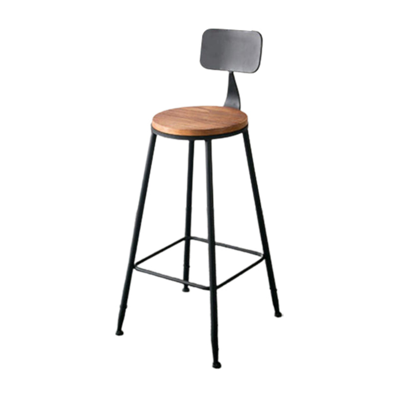 Modern Style Bar Table Set 1/7 Pieces Rectangle Wood Counter Table with Stools