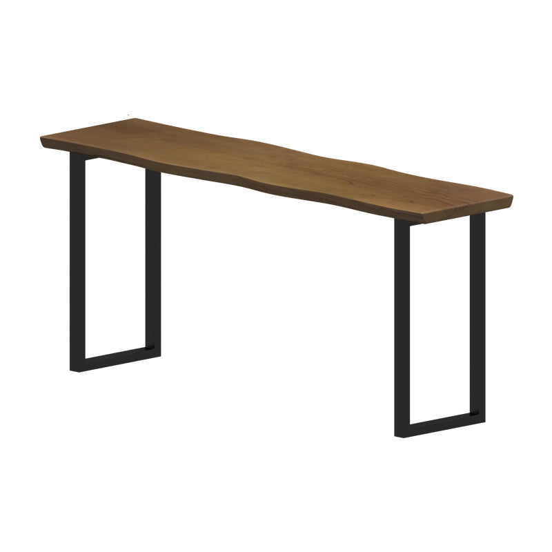 Modern 1/9 Pieces Bar Table Set Rectangle Wood Counter Table with High Stools for Balcony