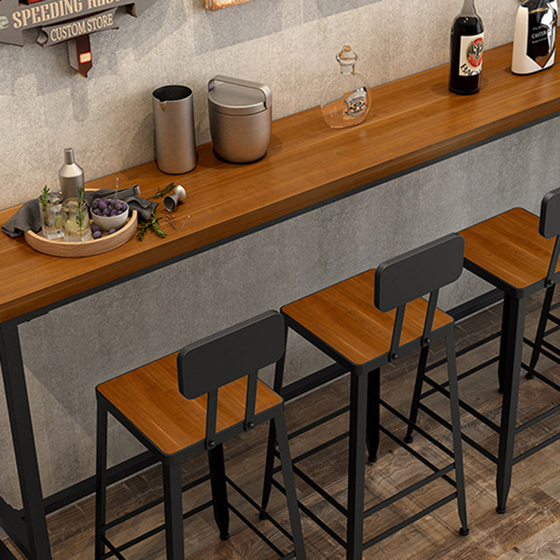 Modern Style 1/5/9 Pieces Bar Table Set Rectangle Pine Wood Counter Table for Cafe