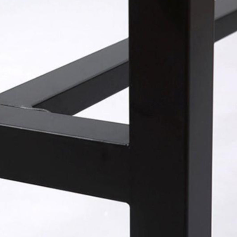 Modern Bar Table Set 1/5 Pieces Rectangle Pine Wood Counter Table with Stools