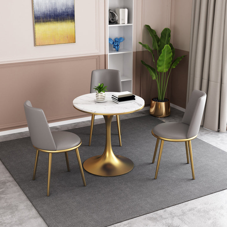 Modern Style Round Table Set 1/2/3/4/5 Pieces Dining Set for Home