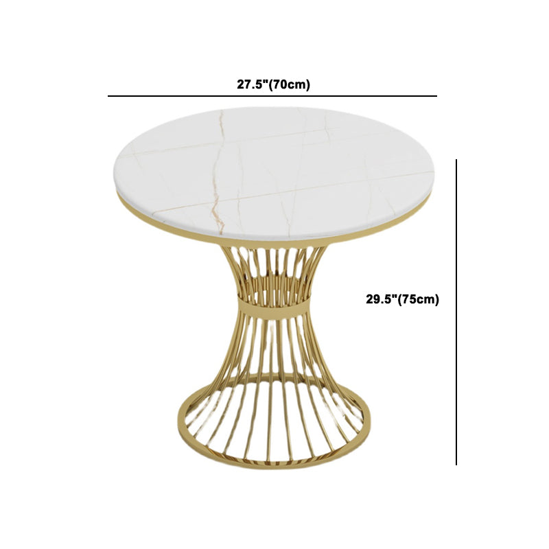 Glam Style Sintered Stone Dining Set 1/2/3/4/5 Pieces Dining Set for Home Use