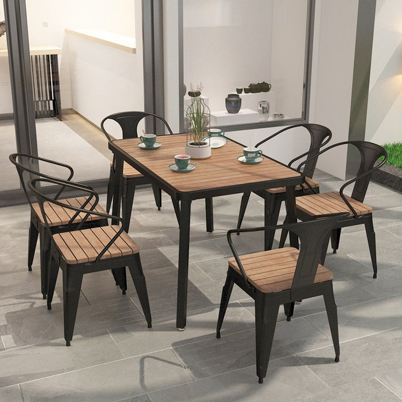 Modern Rectangle Table Set 1/2/5/7 Pieces Dining Set for Home