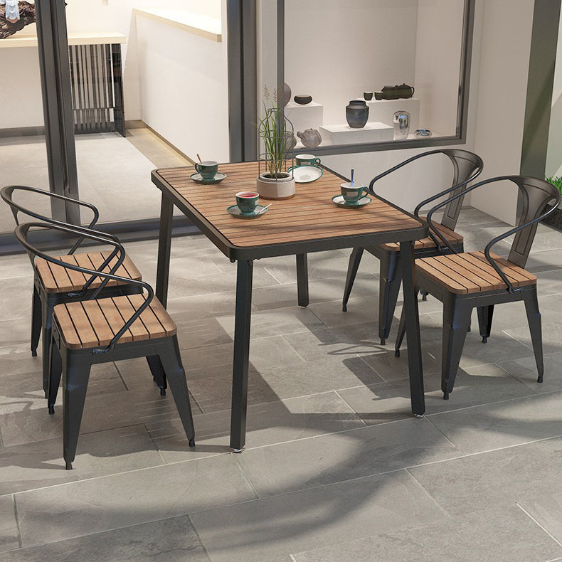 Modern Rectangle Table Set 1/2/5/7 Pieces Dining Set for Home