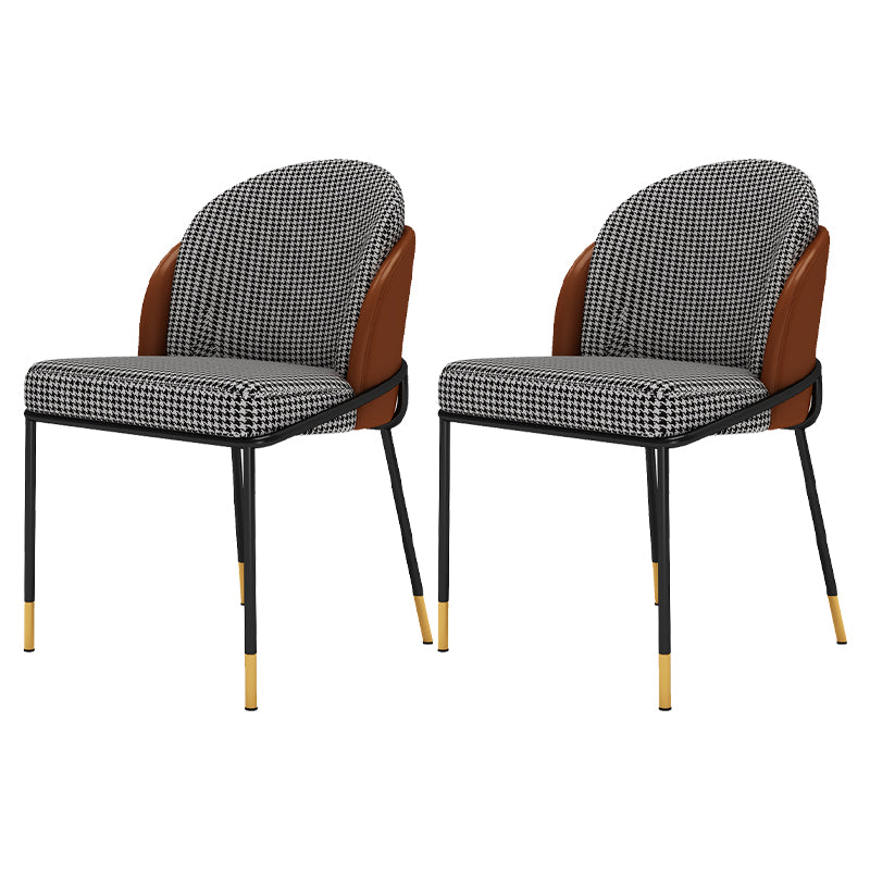 Modern Style Marble Dining Set Round 1/2/3/4/5 Pieces Dining Set for Home Use