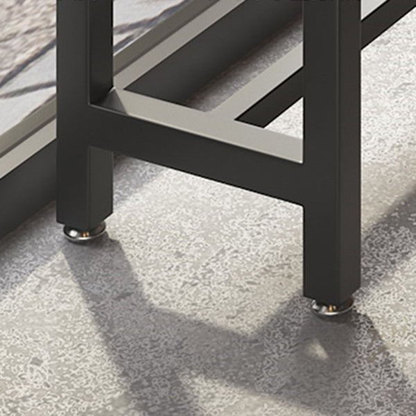 Solid Wood Pub Table Modern Bar Height Rectangle Bar Table for Indoor