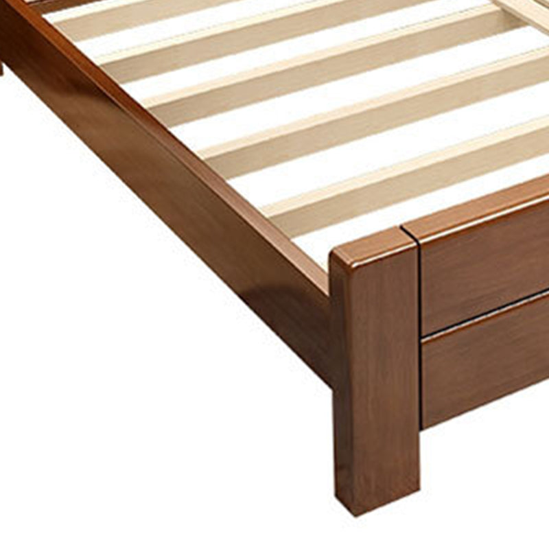 Traditional Metal Panel Rectangular with Headboard Standard Bed