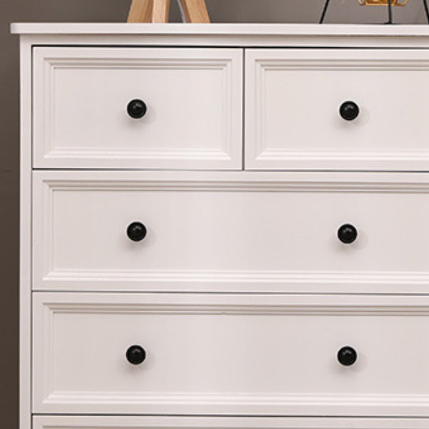 Modern Accent Cabinet with Drawers and Wooden Cabriole Legs Cabinet